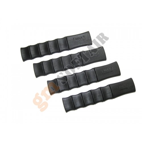 Pannelli Copri RIS MAX Tactical in Gomma Neri