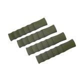 Pannelli Copri RIS MAX Tactical in Gomma Neri