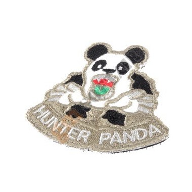 Patch Hunter Panda a Colori Gommata