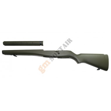 ABS M14 Stock Furniture OD Green (A272 CLASSIC ARMY)