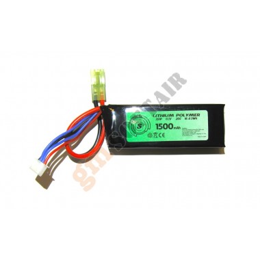 LiPo 11.1 x 1500 20 C Tavoletta (S3S15C20 SUPREME)