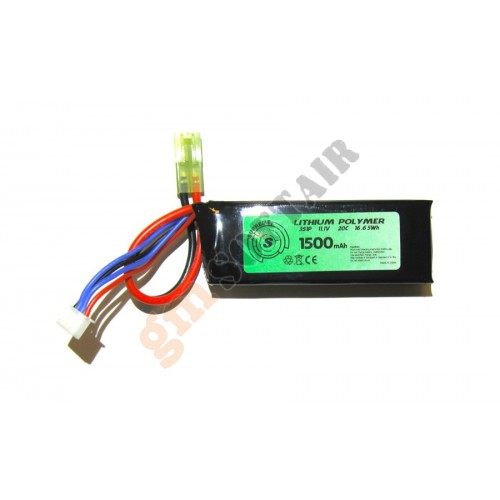 LiPo 11.1 x 1500 20 C Crane LiPo 11.1 x 1500 20 C Crane