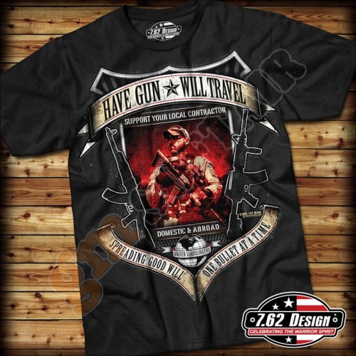 T-Shirt Gun Control Nera tg.XL