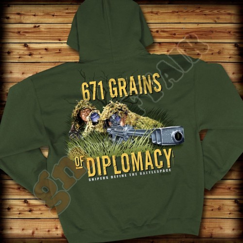 Felpa Sniper Team Verde tg. L