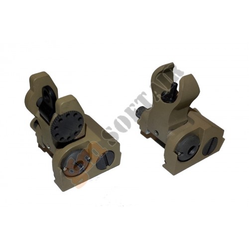 Tacche di Mira Flip-Up Troy Nere