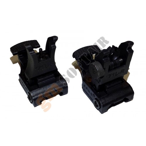 Tacche di Mira Flip-Up Troy Nere