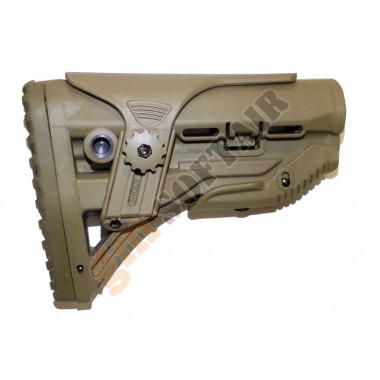 FAB GL Adjustable Stock for AR15 Series TAN (BD0165 BIG DRAGON)