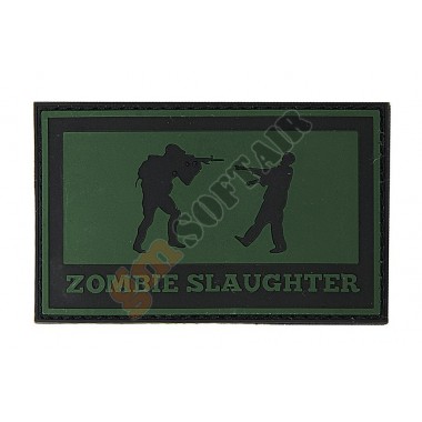 Patch 3D PVC Zombie Slaughter Green (444140-3744 101 INC)