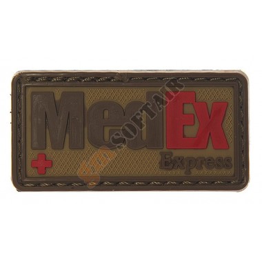Patch 3D PVC MedEX Brown (444150-3711 101 INC)