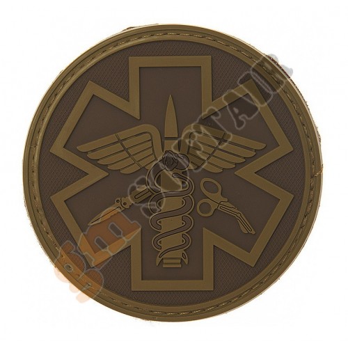 Patch 3D PVC Frog Skeleton Brown