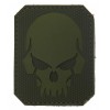 Patch 3D PVC Pirate Skull Brown