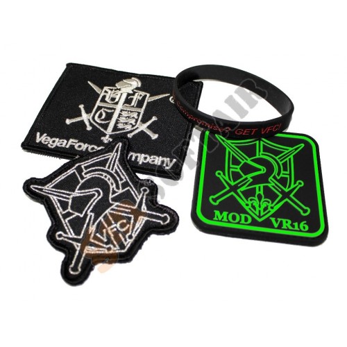 Set di 3 Patch + 1 Bracciale VFC