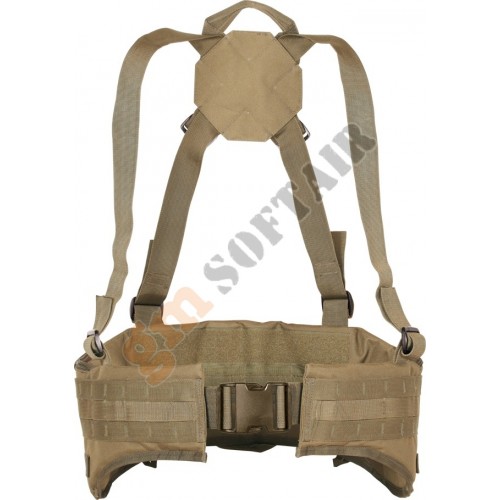 Snipers Padded Belt Coyote TAN (20-0007 Voodoo Tactical)