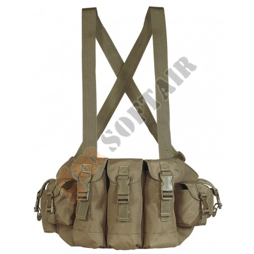 7 Pocket Chest Rig Coyote TAN (20-9419 Voodoo Tactical)