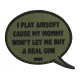 Patch PVC I Play Airsoft (444130-3878 101 INC)