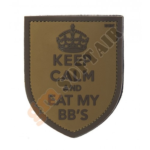 Patch PVC Keep Calm Tan (444180-3841 101 INC)