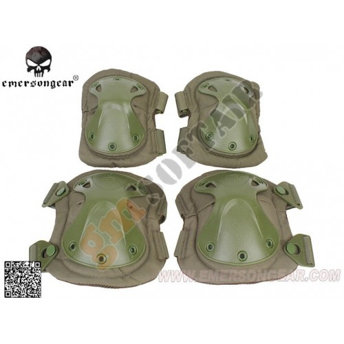 Set Ginocchiere e Gomitiere Olive Drab