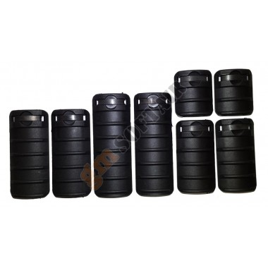 Rail Cover Set KAC Black (BD0670 BIG DRAGON)