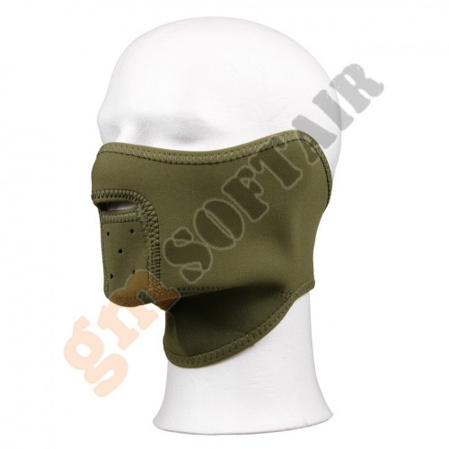 Protezione Bocca in Neoprene Verde