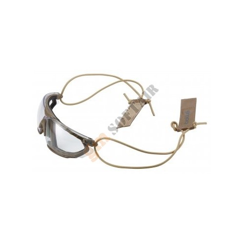 Lacci e Clip per Occhiale Combat Kit Sabbia