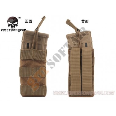 Open Top Single Magazine Pouch M4-M16 Coyote Brown (EM6353 EMERSON)
