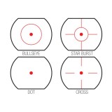 Reflex Optic Nero con Reticolo Rosso