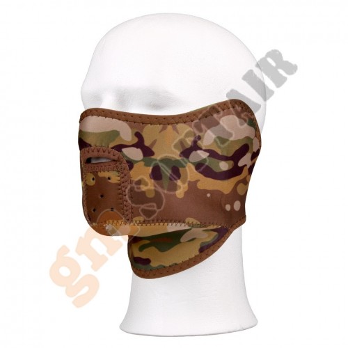 Protezione Bocca in Neoprene Multicam