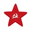 Patch 3D PVC Red Star
