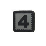 Patch 3D PVC Numero 3