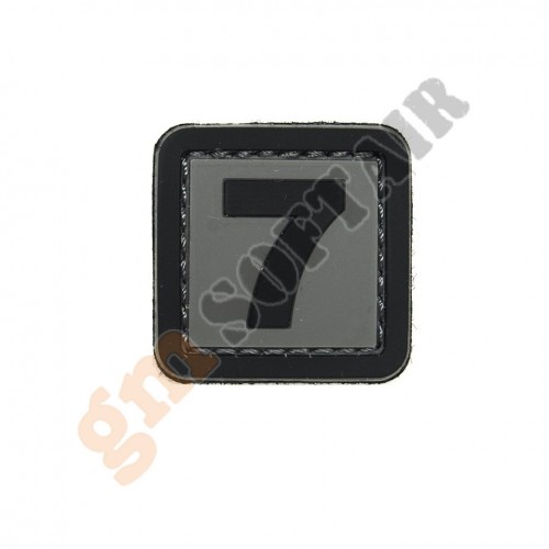 Patch 3D PVC Numero 6