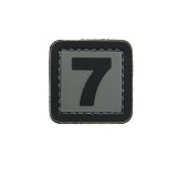 Patch 3D PVC Numero 6