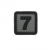 Patch 3D PVC Numero 6