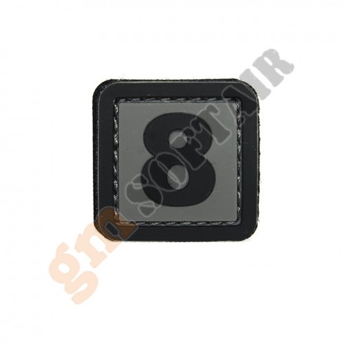 Patch 3D PVC Numero 7