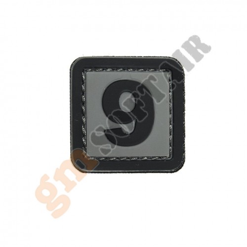 Patch 3D PVC Numero 8
