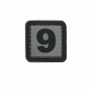 Patch 3D PVC Numero 8
