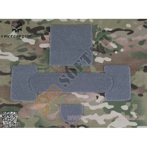 Set Velcro Adesivo per Elmetto Mich TAN