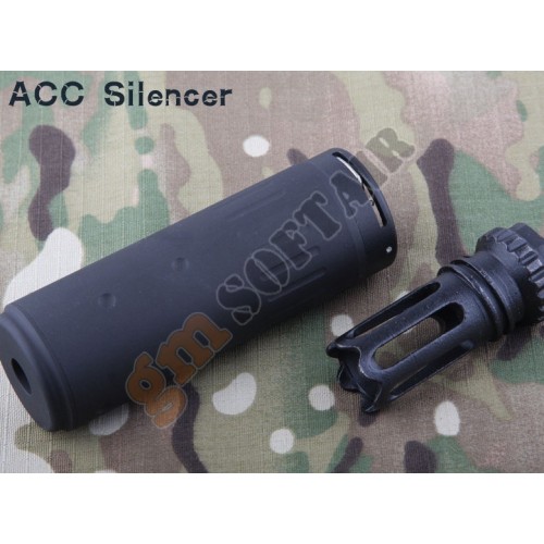 Silenziatore per SCAR 110x35 mm Nero