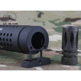 Silenziatore KAC QD 145x38 mm Nero