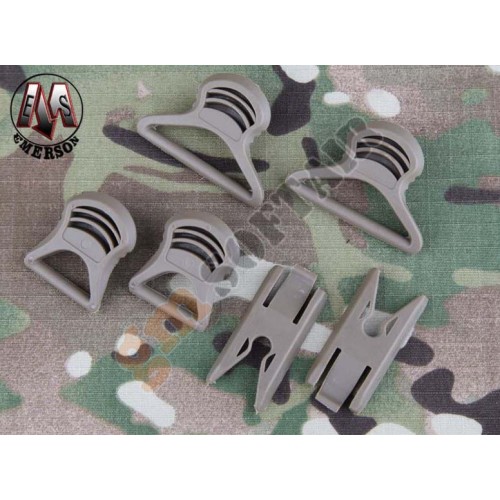 Set Supporti Occhiali per Elmetti FAST TAN Set Supporti Occhiali per Elmetti FAST TAN