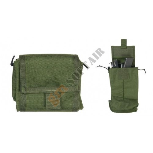 Porta Caricatori Esausti Large Verde (2G11V Vega Holster)