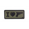 Patch 3D PVC i Love my Sidearm