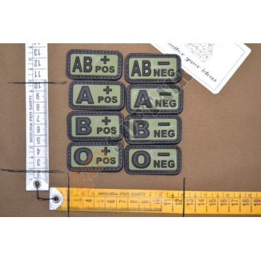 Patch PVC Small Verde B Neg (PPVC156-BN LA PATCHERIA)