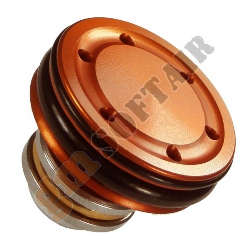 Testa Pistone in POM Doppio OR con Cuscinetto Alleggerita