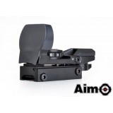 Multi Reticle Red-Green Dot Nero