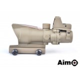 Acog 4X32C Source Fiber con Dot RMR TAN