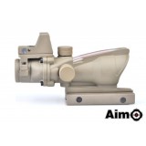 Acog 4X32C Source Fiber con Dot RMR TAN
