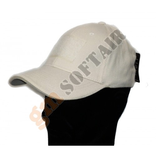 Cappello Contractor con Velcro Bianco