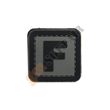 Patch 3D PVC Lettera F (444100-3897 101 INC)