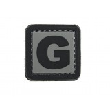 Patch 3D PVC Lettera G