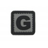 Patch 3D PVC Lettera G